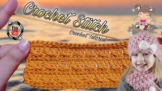 Crochet stitch patterns  Crochet Tutorial  for Ice Cap crochet  scarf crochet blouse [upl. by Aihseken]