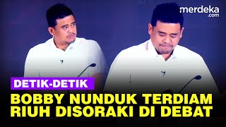 Tunduk Terdiam Detik Detik Bobby Nasution Disoraki Debat Lawan Edy di Sumut [upl. by Narud973]