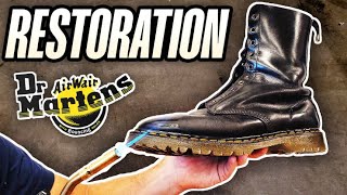 Dr Martens Restoration  Using ORIGINAL Parts amp FIRE [upl. by Noll986]