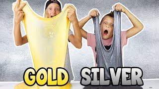 METALLIC SLIME GOLD vs SILVER [upl. by Ahseel]