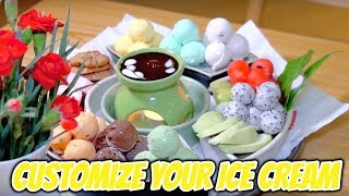 CUSTOMIZE YOUR ICE CREAM  ICE CREAM SNOWEE  LẨU KEM GELATO SNOWEE [upl. by May709]