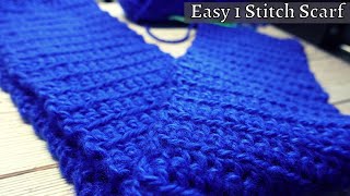 Crochet Scarf for Beginners Take 13  Easy Pattern to Crochet Scarf Using ONE Stitch [upl. by Asinet]