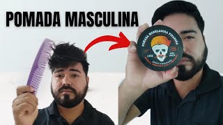 COMO USAR POMADA CABELO MASCULINO  Cabelo masculino Pt 2 [upl. by Ahsirtap]