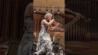 Hilary Hahn performs Sibelius Violin Concerto 3rd movement excerpt [upl. by Aniat]