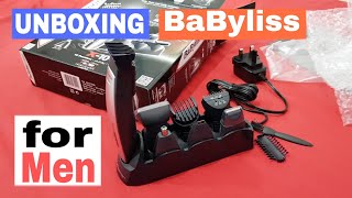 Unboxing trimmer babyliss for men x10 [upl. by Ainna]