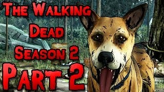 The Walking Dead Game Season 2 Episode 1 All That Remains  SAM THE DOG Part 2 [upl. by Schriever192]