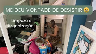 🥴Criei Coragem e Enfrentei o Canto Mais Bagunçado da Casa Antes e Depois Incrível [upl. by Rehpotsirh]