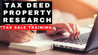 HOW TO RESEARCH TAX DEED PROPERTIES SIX STEPS TO DUE DILIGENCE [upl. by Andrea]