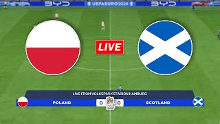 🔴Poland vs Scotland  UEFA Nations League 2024 [upl. by Claretta570]