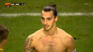 Zlatan Ibrahimovic bicicleta goal  Sweden  England [upl. by Llorrad]