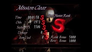 Dmc3SE  Mission 2 Dante Normal SS Rank [upl. by Oiciruam91]