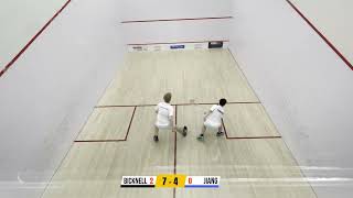 2024 BC Junior Squash Championships  BU19  Semifinals  Roman Bicknell W vs Henry Jiang [upl. by Imoyn]