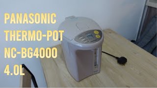 UNBOXING Panasonic Thermo Pot NCBG4000 40L Beige [upl. by Sara]