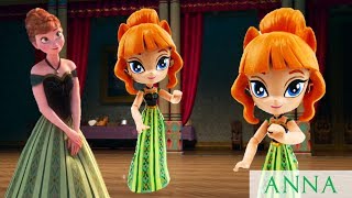 Disney Frozen Coronation Anna Custom Doll My Little Pony Equestria Minis Tutorial [upl. by Malinde]