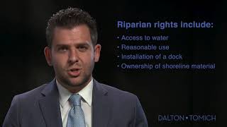 Riparian Rights of Michigans Waterfront Property Owners [upl. by Nilved82]