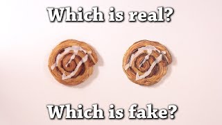 Fun Test Which is Real Cinnamon Roll Drawing Challenge [upl. by Selima]