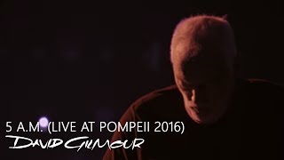 David Gilmour  5 AM Live At Pompeii [upl. by Aloibaf687]