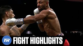 Kell Brook Highlight Reel KO of Amir Khan Ends Rivalry in 6th Round  FIGHT HIGHLIGHTS [upl. by Trauts]