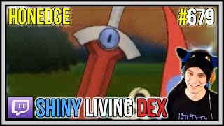 LIVE SHINY HONEDGE REACTION  Shiny Living Dex 679  Pokemon X and Y [upl. by Oilalue]