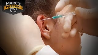 💉 Double Conch Piercing 💉 Kreislaufprobleme nach dem Piercen 💉 Marcs Piercing TV [upl. by Jeremie993]