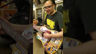 Vide0 plays that grunge rock in the subway [upl. by Aredna]