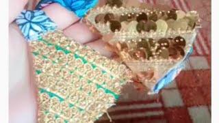 How to stitch lace Dori tassels design  stitching style  designing lace tassels [upl. by Nahrut]