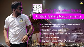 Lifting Operation Safety  Safety Talks With Gourav [upl. by Ynnot]