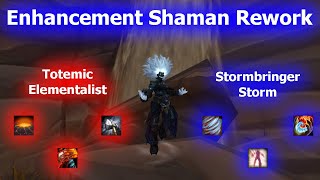 Enhancement Shaman Rework  TWW PTR 1105 [upl. by Domonic62]