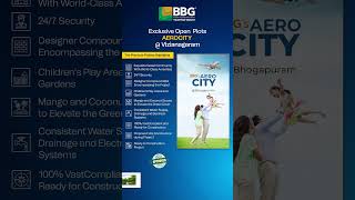 BBG Aerocity Bhogapuram  vizianagaram  BBG Open Plots [upl. by Atirma915]