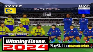 Efootball 2024 Winning Eleven PS1 Atualizado Download we 2002 [upl. by Dareece104]