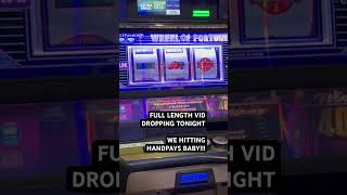 100SPIN MASSIVE HANDPAY ON WHEEL OF FORTUNE SLOT MACHINE casino slot gambling [upl. by Bekki]