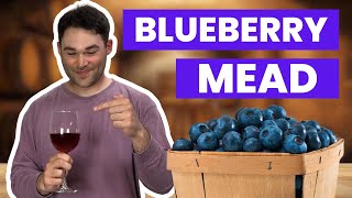 HOW TO MAKE BLUEBERRY MEAD [upl. by Somerset]