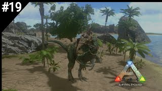 Domando Allosaurus ARK mobile [upl. by Kreager808]