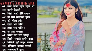 Asmita Adhikari Songs😍Romantic Nepali New Songs💕Latest Songs Collection 2079💕Best Nepali Songs [upl. by Olwena]