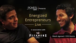 TVF Energized Entrepreneurs Live  S01E01 Ft Ritesh Agarwal [upl. by Kriss]