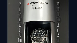 Citizen Promaster Dive  Super Titanium Citizen Watch [upl. by Stoller522]