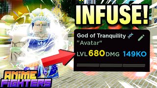 You NEED To Get NEW Divine INFUSED In Anime Fighters [upl. by Garvy]