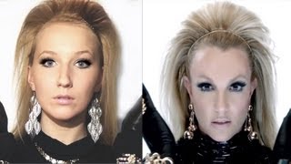 Britney Spears feat William  Scream and Shout Music Video Hair and Makeup [upl. by Yeslek]