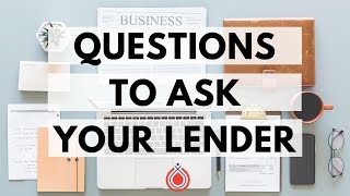 Questions to Ask a Mortgage Lender [upl. by Karlow]