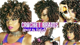 HOW TO  CROCHET BRAIDS ON 4C NATURALHAIR START TO FINISH  HOW TO REMOVE CROCHET BRAIDSTASTEPINK [upl. by Bellamy]