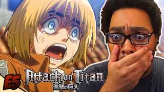 THEY GOT BODIED  Attack on Titan Season 1 Episode 5 REACTION [upl. by Gnahk]