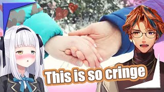 Mea wants romantic handholding but Roberu calls her cringe【Holostars EngSub】 [upl. by Oria373]