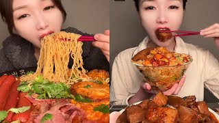 ASMR EP 562 Delicious foods eating eating spicy food asmr eating challenge [upl. by Clute236]