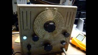 Circa 1946 Triplett model 2432 RF signal generator repair [upl. by Korey]