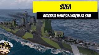 Svea  Recenzja nowego okrętu za stal  World of Warships [upl. by Hawger]