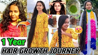 MY REAL HAIR GROWTH JOURNEY WITH HOMEMADE REMEDIES  Short To Super Long Hair In 2 Years RuntiMe [upl. by Oratnek]