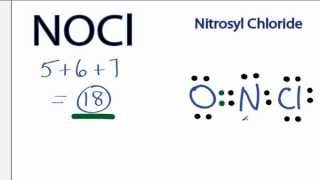 NOCl Lewis Structure  How to Draw the Lewis Structure for NOCl [upl. by Shererd]