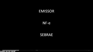 EMISSOR NFe SEBRAE 1 [upl. by Kcirdor]