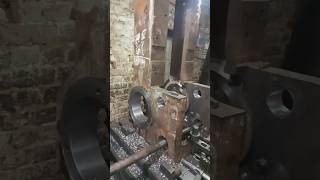 Boring machine Boring On header Machine shortvideo machine boring manufacturing [upl. by Hterrag]