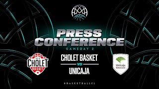 Cholet Basket v Unicaja  Press Conference  BCL 202324 [upl. by Rosita]